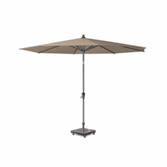 Rectangular Parasol 250x200 cm – Taupe Fabric and Anthracite Grey Frame