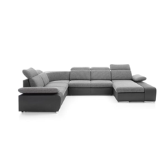 Cor Sofabed II with Chaise – Right 355cm Dark Grey