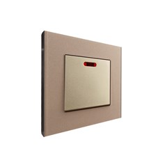 45 Amp Neon Insert Gold Temp Glass