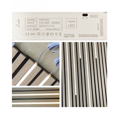 Power Transformer 175x60x20 mm 100W 24V