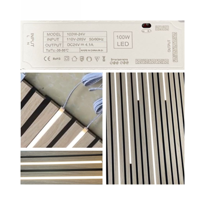 Power Transformer 175x60x20 mm 100W 24V