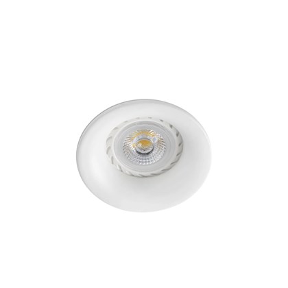 Neon White Round Recessed Lamp 1XGU10
