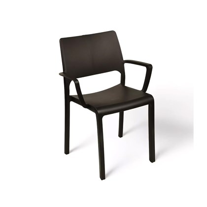 Dark Grey Plastic Chair