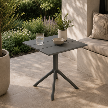 Table Square 80x80cm - Dark Grey