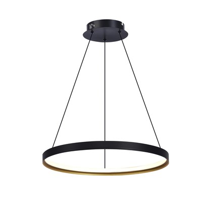 Pendant Lamp Iron 800 H1200MM 40W  Black & Gold