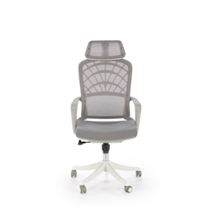 Office Chair Adjustable Grey White
