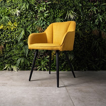 Dining Chair Yellow  W56xd60xh83cm