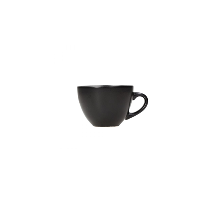 Coffee Cup 80ml Nero Stoneware Black