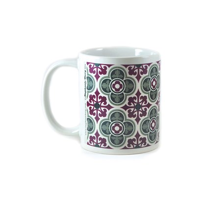 Mug with Malta Tile design Pattern no.6