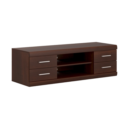 TV Unit 4 Shelves – Walnut