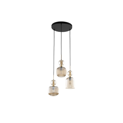 Sophia Cognac Hanging Lamp – Cognac & Black