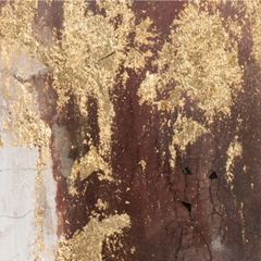 Slim Variation of Gold & Rose 27x152 cm