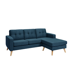 Reversible Corner Sofa – Dark Blue
