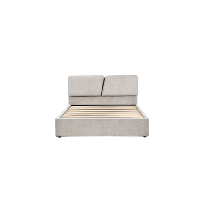 Upholstery Bed with Gaslift - Beige 180x200