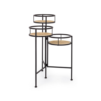 Elyot round plant stand 3sh