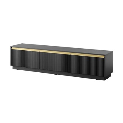 TV Cabinet 3 Doors – Black