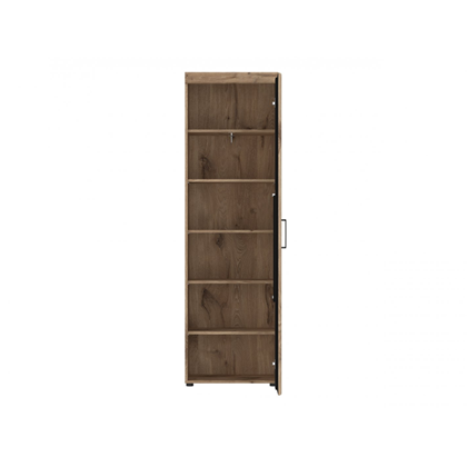 Linen Cabinet 1D – Viking Oak & Grey Cosmos (Right-Hand)