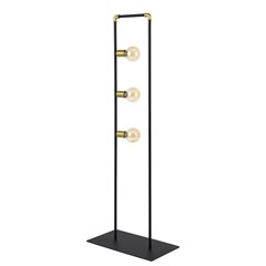 Floor Lamp Hydra 3 Panels Black E27 15W