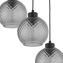 Pendant Lamp Devon - Black & Graphite
