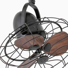 Ceiling and Wall Fan S  - Brown & Walnut