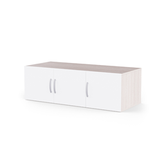Top Cabinet Unit – 3 Doors Shannon Oakpearl & White