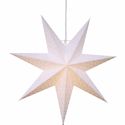 Paper Star Dot White 54 cm