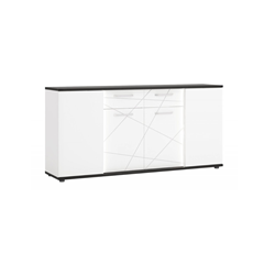 Chest Of Drawers 4D2s – White & Black