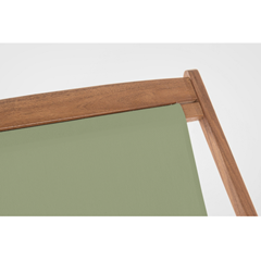 Noemi Relax Deck Chair – Moss Green