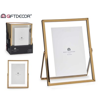 10x15cm Gold Metal Photo Frame