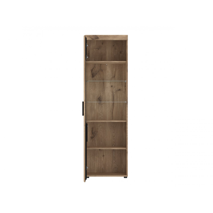 1 Door Left-Hand Cabinet – Viking Oak & Grey Cosmos