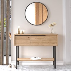 Dressing Table Light Oak with Mirror
