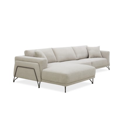Sofa 2-Seater with CHL Left 3.5 - Grey