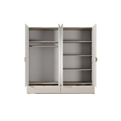 Bedroom Set 160x200– Bed, Wardrobe, Bedside Tables & Chest of Drawers