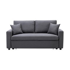 Sofa 2-Seater with Pull Out Bed Grey