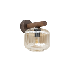 Salvia Brown Wall Lamp 1xE14