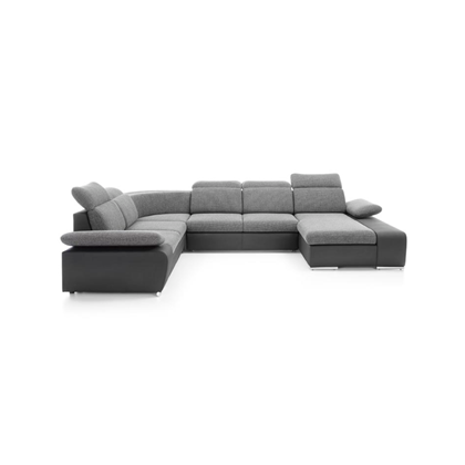 Cor Sofabed with Chaise Right – Dark Grey