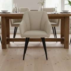 Dining Chair Light Brown W56xd60xh83cm