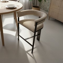 Counterchair Fabric Old Iron Tube Leg