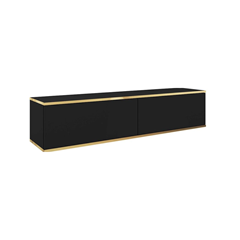 TV Unit MDF Wall Mounting – Black