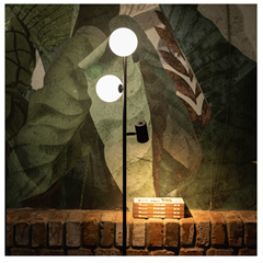 Floor Lamp with 3 Lights