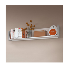 Hanging Bookshelf – Cool Grey & White Alpin
