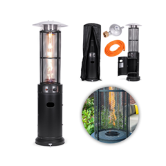Round Patio Heater – Matt Black