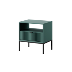 Bedside Table 1 Drawer – Green