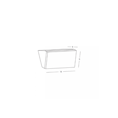 Outdoor Wall LED Light 10W – Graphite