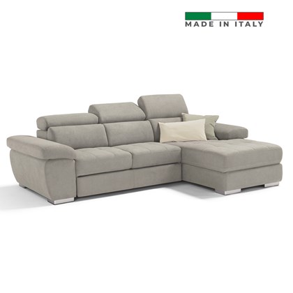 Sofa Bed Chaise Longue Adjustable Headrests and Container