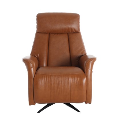 Swivel Electric Recliner – Brown
