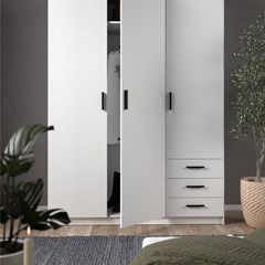 Sprint Wardrobe with 3 doors & 3 drawers