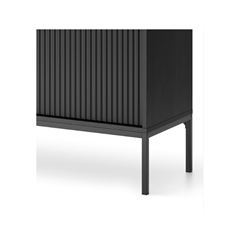 Sideboard 3 Doors 3 Drawers – Black