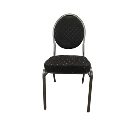 Banquet Chair - Black & Silver