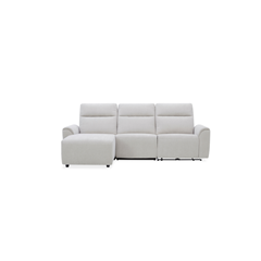 2-Seater Sofa Left with Chaise Longue – Grey